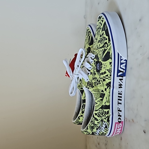 VANS: NWT Lady Vans lime green sneakers - Picture 3 of 8